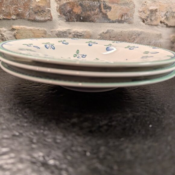 Set Of 3 Villeroy & Boch Provence Miramar Pasta Soup Bowls 9 5/8" - Picture 6 of 8